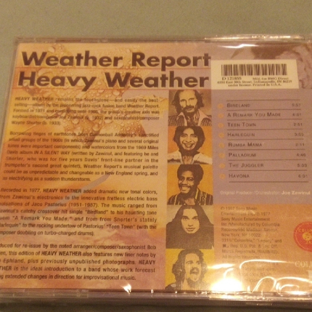 Weather Report Heavy Weather CD - Picture 3 of 4